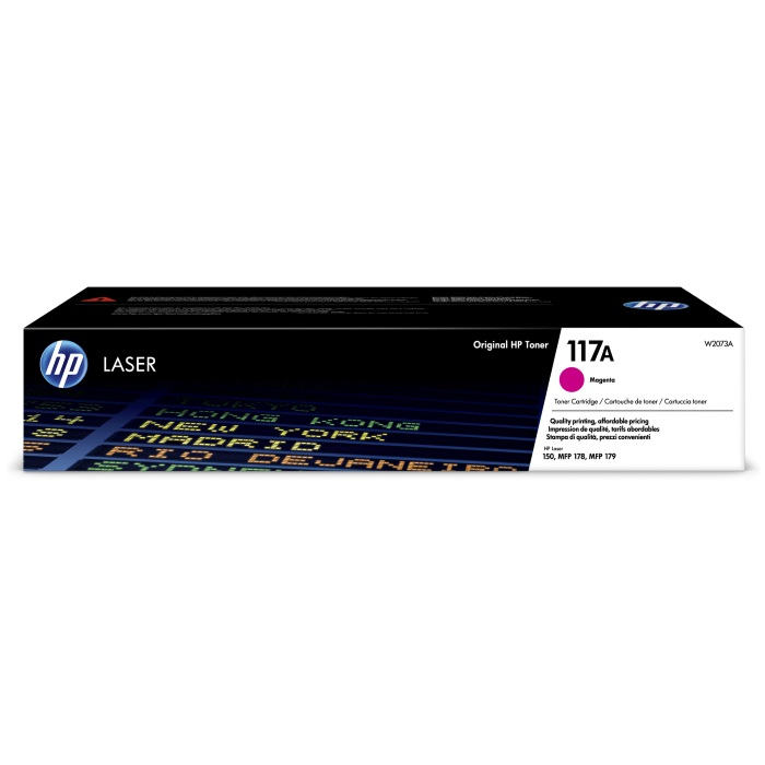 

Картридж лазерный HP 117A/W2073A, пурпурный, 700 страниц, оригинальный для HP 178nw/179fnw/150a/150nw, 117A