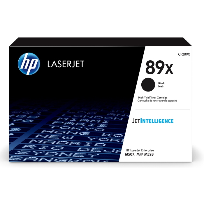

Картридж лазерный HP 89X/CF289X, черный, 10000 страниц, оригинальный для HP LJ M507/MFP M528, 89X