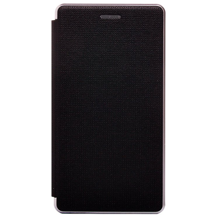 Чехол-книжка Brera Like Me для смартфона Xiaomi Redmi 4X, черный/серебристый (80492)