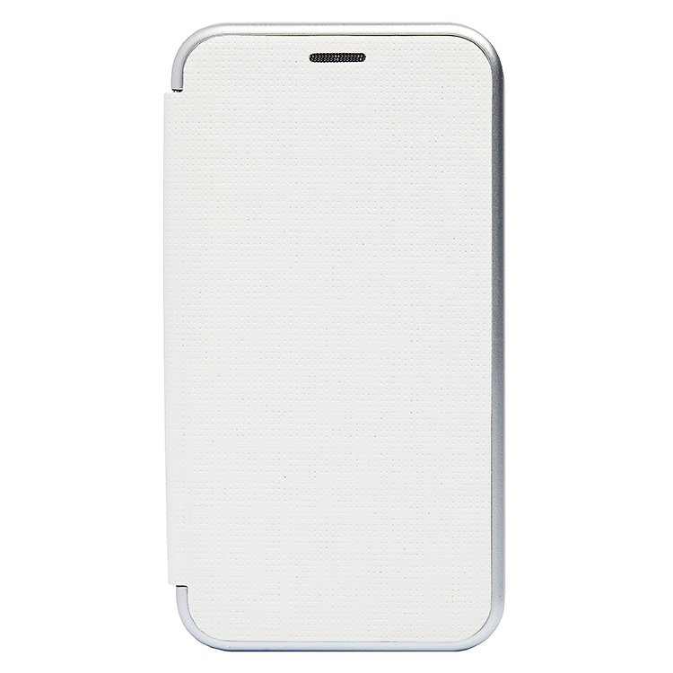 Чехол-книжка Brera Like Me для смартфона Xiaomi Redmi Note 5A Prime, искусственная кожа, белый/серебристый (85257)