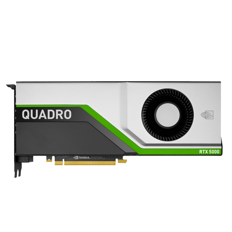 Видеокарта PNY NVIDIA Quadro RTX 5000, 16Gb GDDR6, 256bit, PCI-E, 3DP, USB Type-C, Bulk (VCQRTX5000-BSP) - фото 1