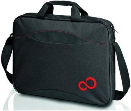 

16" Сумка Fujitsu Casual Entry Nylon, Black-Red (S26391-F1191-L107), Casual Entry Case 16