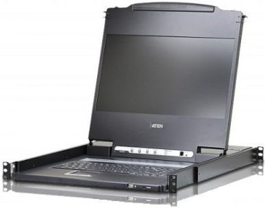 KVM-консоль ATEN CL6700MW, 1-ПК, встроенная клавиатура, TouchPad 1920x1080, LCD 17