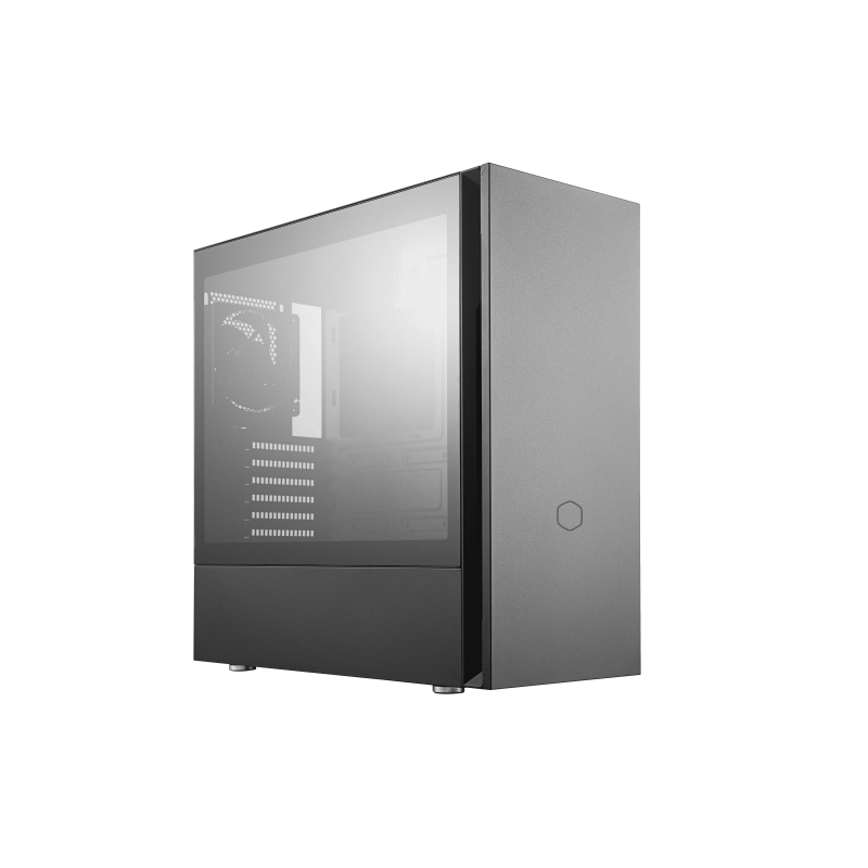 Корпус COOLERMASTER Silencio S600, ATX, Midi-Tower, 2xUSB 3.0, черный, без БП (MCS-S600-KG5N-S00)