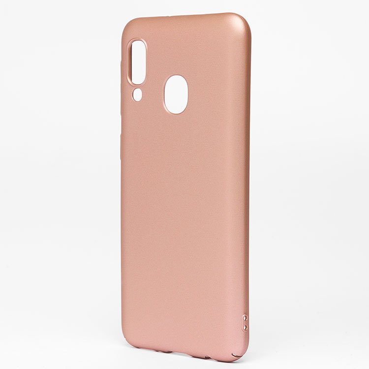 

Чехол-накладка PC002 для смартфона Samsung SM-A202 Galaxy A20e, пластик, золотистый (101262)