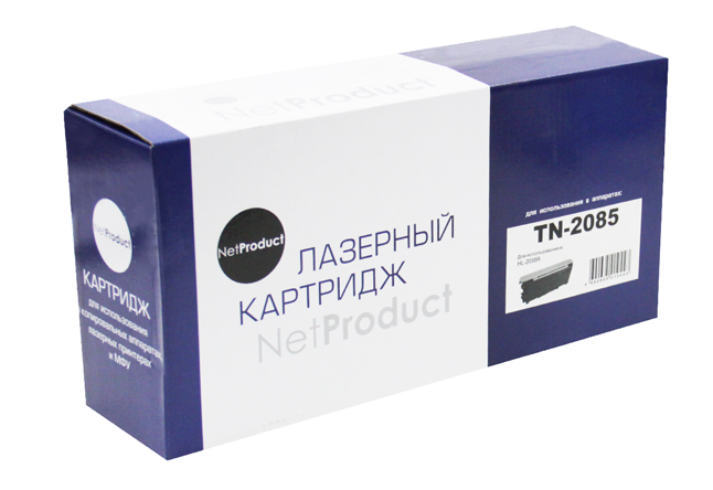 

Картридж лазерный NetProduct N-TN-2085 (TN-2085), 1500 страниц, совместимый для Brother HL-2035R