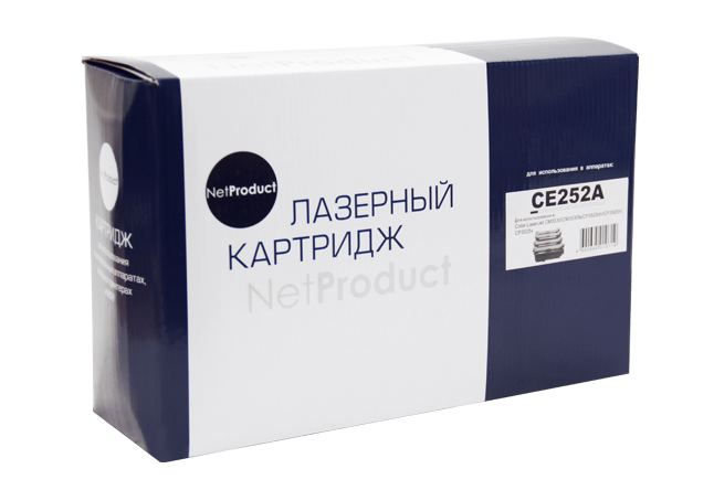 

Картридж лазерный NetProduct N-CE252A (CE252A), желтый, 7000 страниц, совместимый, для CLJ CP3525/CM3530