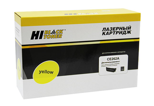 

Картридж лазерный Hi-Black HB-CE262A (CE262A), желтый, 11000 страниц, совместимый для CLJ CP4025/4525