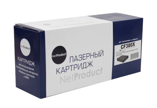 

Картридж лазерный NetProduct N-CF380X (CF380X), черный, 4400 страниц, совместимый, для CLJ Pro MFP M476dn/dw/nw