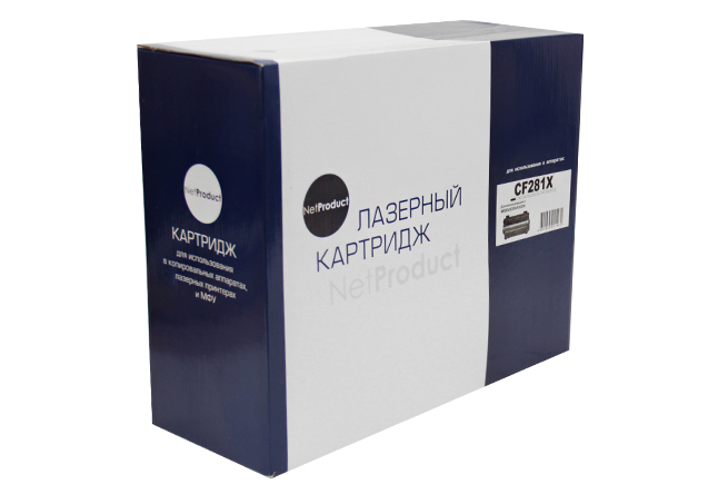 

Картридж лазерный NetProduct N-CF281X (CF281X), 25000 страниц, совместимый для LJ Enterprise M605n/M606dn/M630h