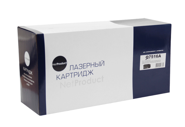 

Картридж лазерный NetProduct N-Q7516A (Q7516A), 12000 страниц, совместимый, для LJ 5200