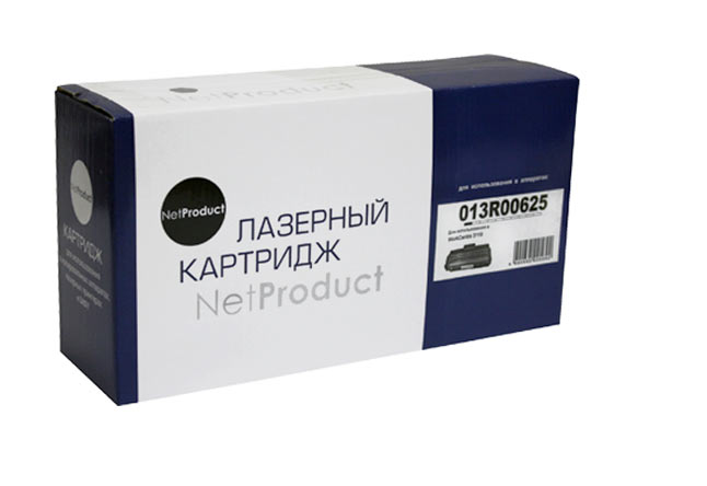 

Картридж лазерный NetProduct N-013R00625 (013R00625), 3000 страниц, совместимый, для Xerox WC 3119