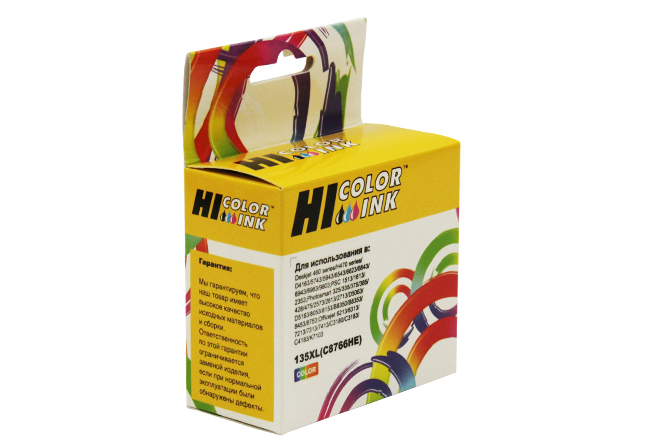

Картридж струйный Hi-Black HB-C8766HE (135XL/C8766HE), совместимый, для HP DJ 6543/5743, PS 8153/8453