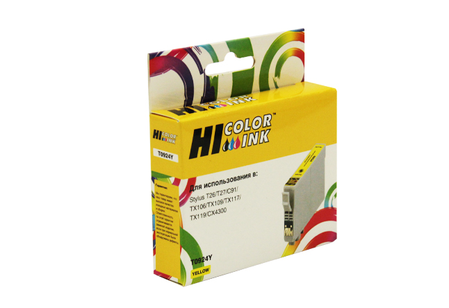 

Картридж струйный Hi-Black HB-C13T10844A10 (T0924/C13T10844A10), совместимый, для Epson Stylus C91/CX4300/T26/TX106/109