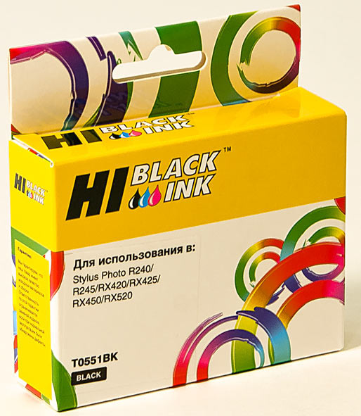 

Картридж струйный Hi-Black HB-C13T055140 (C13T055140), совместимый, для Epson Stylus Photo R240/RX420/RX520