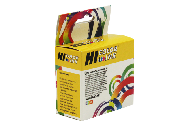 

Картридж струйный Hi-Black HB-C6657AE (57/C6657AE), совместимый, для HP DJ 5550/450
