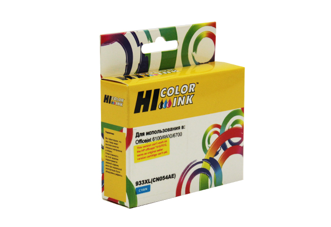 

Картридж струйный Hi-Black HB-CN054AE (933XL/CN054AE), совместимый, для HP OJ 6100/6600/6700