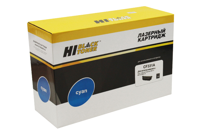 

Картридж лазерный Hi-Black HB-CF331A (CF331A), голубой, 15000 страниц, совместимый, для CLJ M651n/651dn/651xh