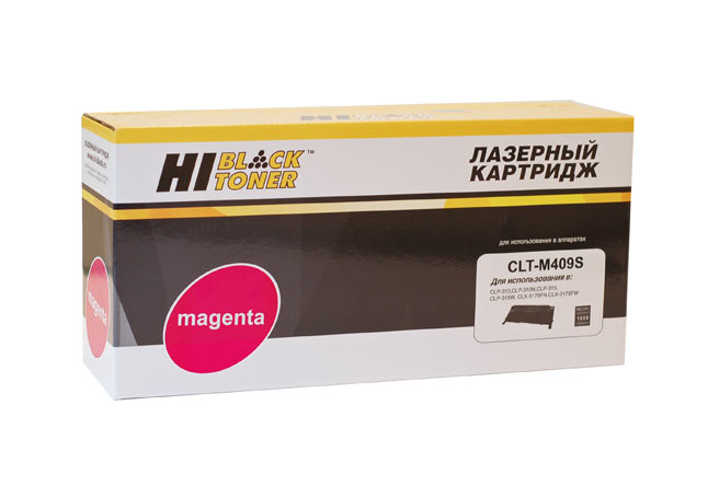

Картридж лазерный Hi-Black HB-CLT-M409S (CLT-M409S), пурпурный, 1000 страниц, совместимый для Samsung CLP-310/315/CLX-3170fn/3175