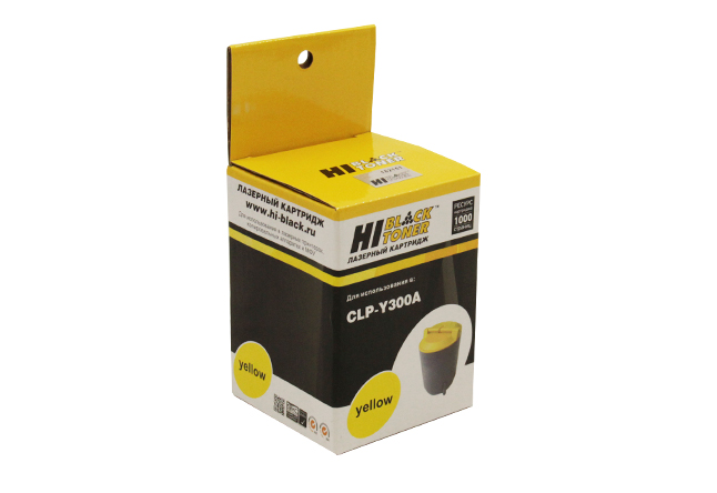 

Картридж лазерный Hi-Black HB-CLP-Y300A (CLP-Y300A), желтый, 1000 страниц, совместимый для Samsung CLP-300/300N/CLX-2160/2160N/3160N/3160FN