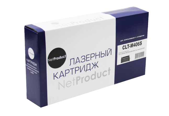 

Картридж лазерный NetProduct N-CLT-M406S (CLT-M406S), пурпурный, 1000 страниц, совместимый для Samsung CLP-360/365/368/CLX-3300/3305/3307