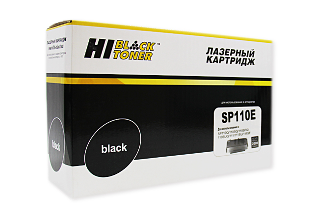 

Картридж лазерный Hi-Black HB-SP110E, 2000 страниц, совместимый для Ricoh Aficio SP110Q/110SQ/SP111/111SU/111SF