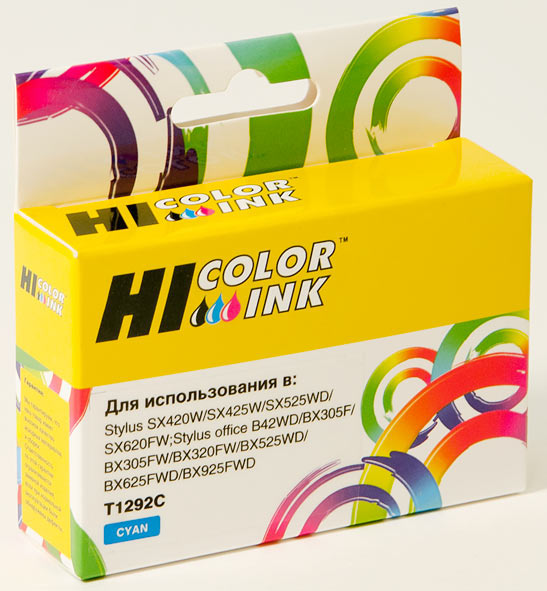 

Картридж струйный Hi-Black HB-C13T12924010, совместимый, для Epson Stylus SX230/235W/SX420W/SX425W/BX305F