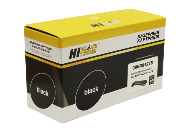 

Картридж лазерный Hi-Black HB-006R01278, 8000 страниц, совместимый, для Xerox WC 4118/FaxCentre 2218