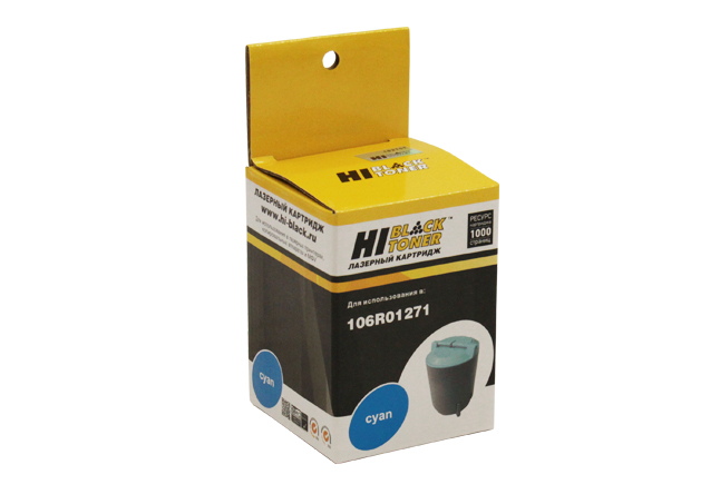 

Картридж лазерный Hi-Black HB-106R01271, голубой, 1000 страниц, совместимый для Xerox Phaser 6110