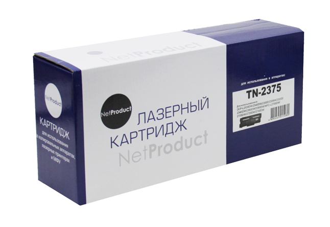 

Картридж лазерный NetProduct N-TN-2375/TN-2335, 2600 страниц, совместимый, для Brother HL-L2300/2305/2320/2340