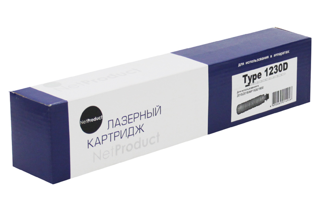 

Картридж лазерный NetProduct N-Type 1230D, 9000 страниц, совместимый для Ricoh Aficio 2015/2018/MP1500