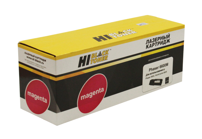 

Картридж лазерный Hi-Black HB-106R02234 (106R02234), пурпурный, 6000 страниц, совместимый для Xerox Phaser 6600/WC 6605