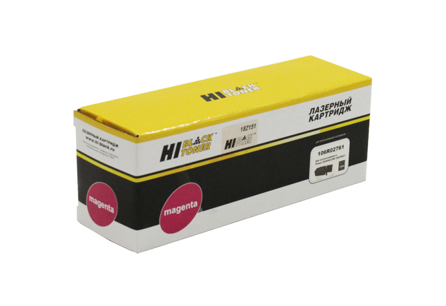 

Картридж лазерный Hi-Black HB-106R02761 (106R02761), пурпурный, 1000 страниц, совместимый для Xerox Phaser 6020/6022/ WC 6025/6027