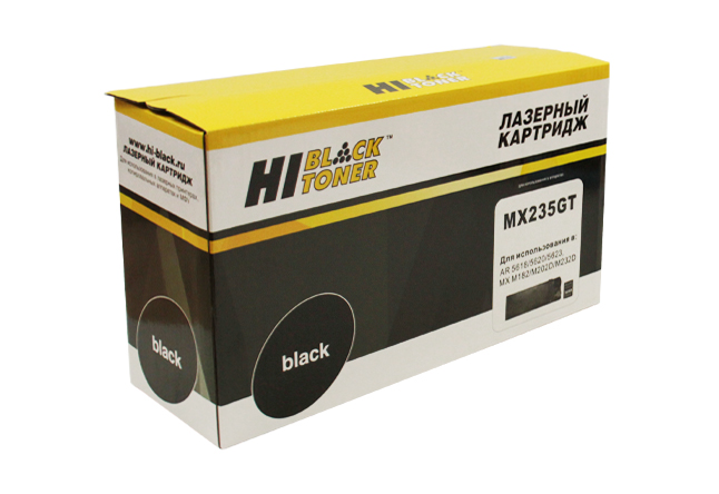 

Картридж лазерный Hi-Black HB-MX235GT (MX235GT), черный, 16000 страниц, совместимый для Sharp AR-5618/D/N/5620D/N/5623D/N