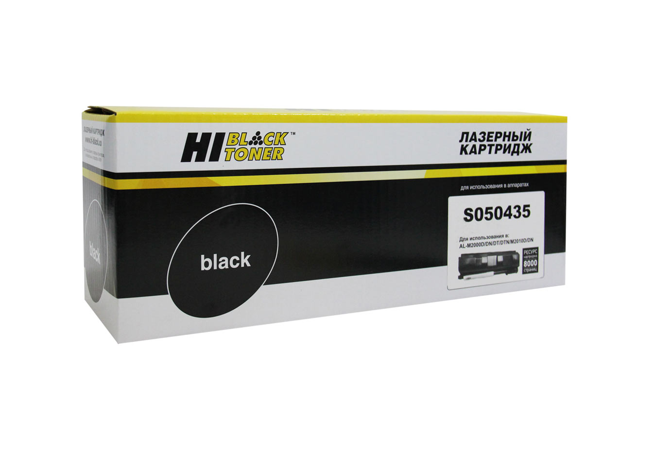 

Картридж лазерный Hi-Black HB-S050435 (C13S050435), черный, 8000 страниц, совместимый, для Epson AcuLaser M2000D/2010DN
