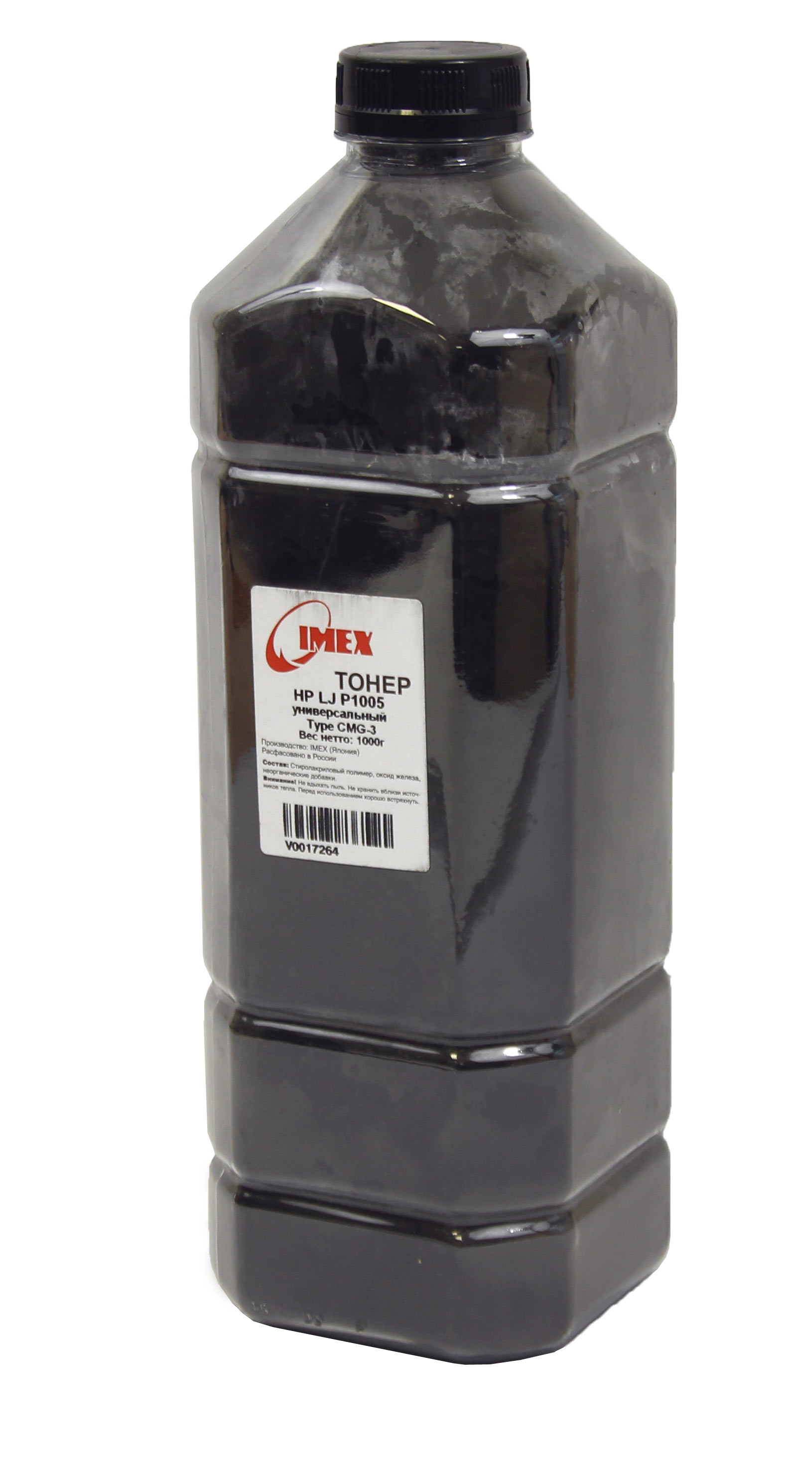 Тонер Imex CMG-3, канистра 1 кг, черный