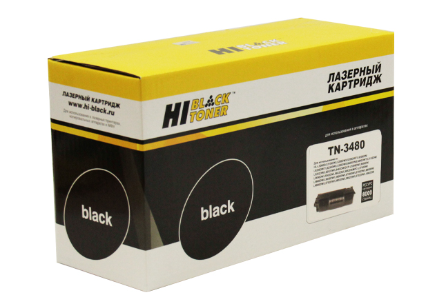 Картридж Hi-Black HB-TN-3480, черный, 8000 страниц