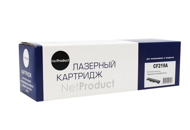 

Драм-картридж (фотобарабан) лазерный NetProduct N-CF219A (19A/CF219A), 12000 страниц, совместимый, для LJ Pro M104/MFP M132, с чипом, N-CF219A