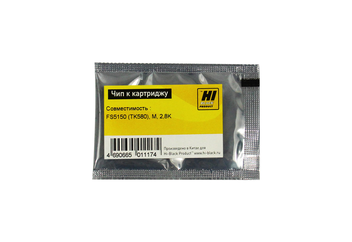 

Чип Hi-Black HB-CHIP-TK-580M для Kyocera (TK-580), пурпурный, 2800 страниц