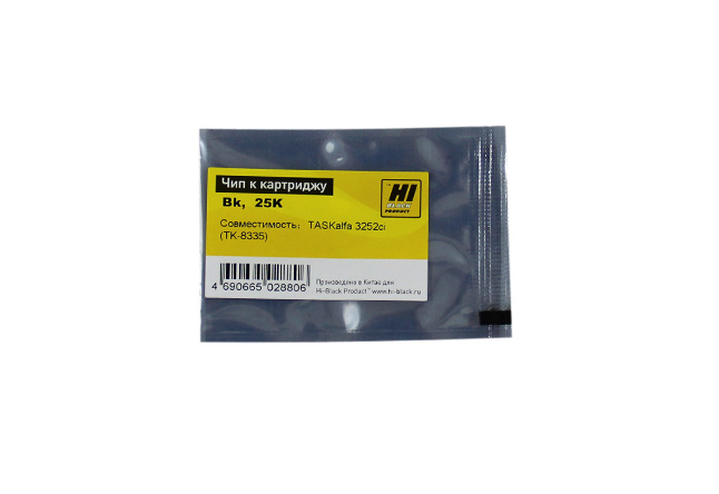 

Чип Hi-Black HB-CHIP-TK-8335K для Kyocera (TK-8335), черный, 25000 страниц