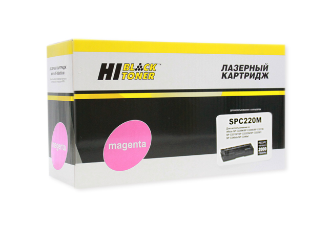 

Картридж лазерный Hi-Black HB-SPC220M, пурпурный, 2000 страниц, совместимый для Ricoh Aficio SP-C220DN/C221DN/C222SF