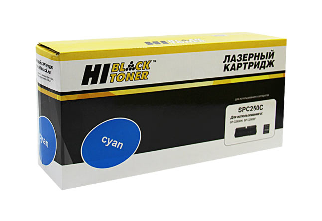 

Картридж лазерный Hi-Black HB-SPC250C (SPC250E C/407544), голубой, 1600 страниц, совместимый для Ricoh Aficio SP C250DN/C250SF/C260/C260/C261SF