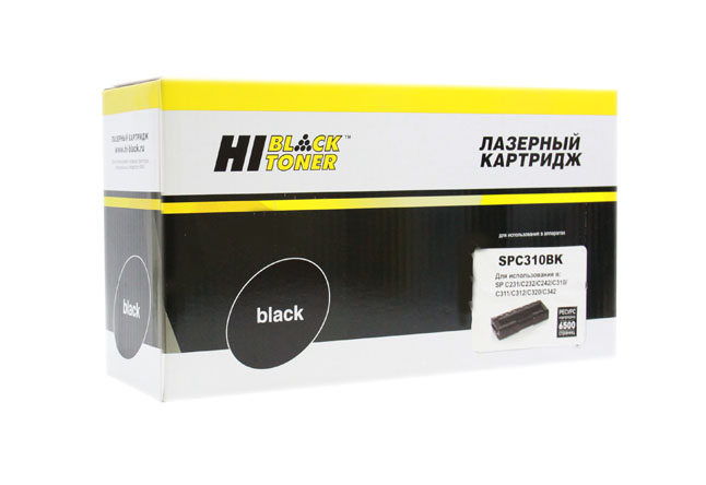 

Картридж лазерный Hi-Black HB-SPC310Bk (SPC310HE/406479), черный, 6500 страниц, совместимый, для Ricoh Aficio SPC231/232/242/310/311/312/320