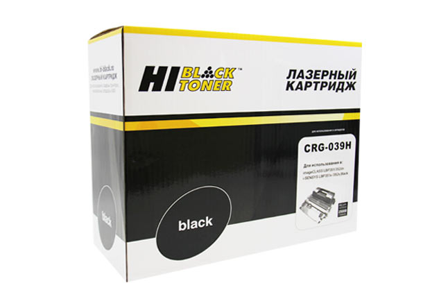 

Картридж лазерный Hi-Black HB-№039H (CRG-039H/0288C001), черный, 25000 страниц, совместимый, для Canon i-SENSYS LBP-351x/352x