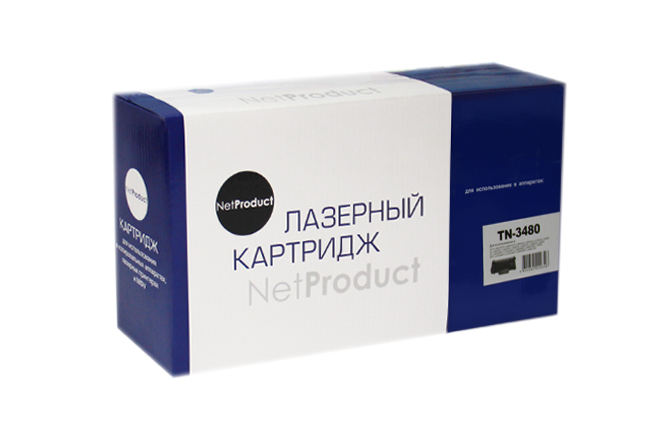 

Картридж лазерный NetProduct N-TN-3480 (TN-3480), черный, 8000 страниц, совместимый для Brother HL-L5000D/5100DN/5200DW