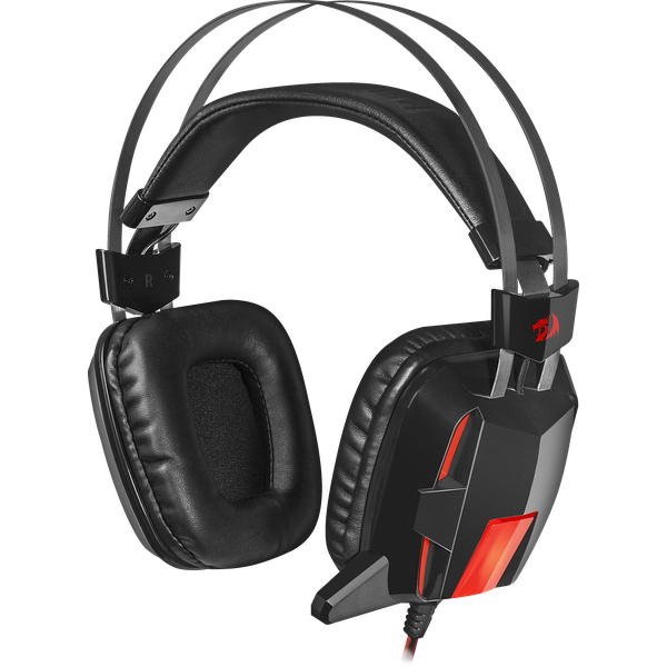 

Гарнитура Redragon Lagopasmutus 2, 2 x jack 3.5 мм, черный/красный (75165), Lagopasmutus 2