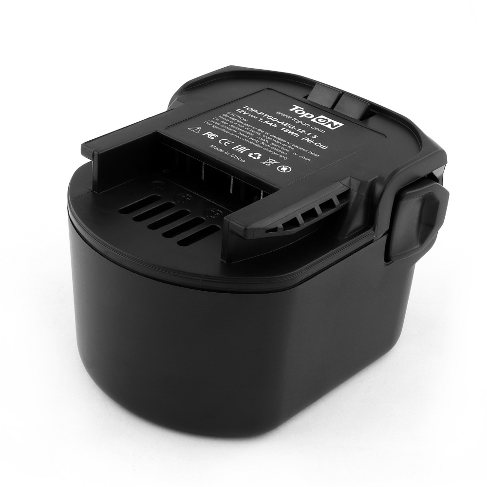 

Аккумулятор TopON 12V, 1.5Ah, Ni-Cd, для AEG B1214G, B1215R, B1220R, M1230R (TOP-PTGD-AEG-12-1.5), B1214G, B1215R, B1220R, M1230R