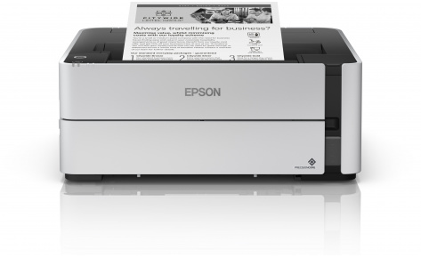 

Принтер струйный Epson M1140, A4, ч/б, A4 ч/б: 20 стр/мин/39 стр/мин, 1200x2400dpi, дуплекс, СНПЧ, USB (C11CG26405), M1140