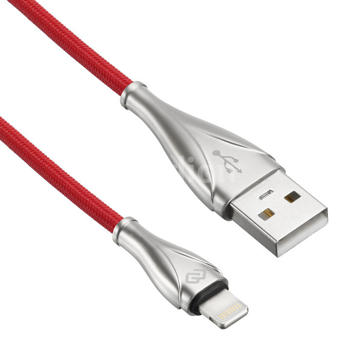 

Кабель USB-Lightning 8-pin, DIGMA , 1.2m, красный (1080244)