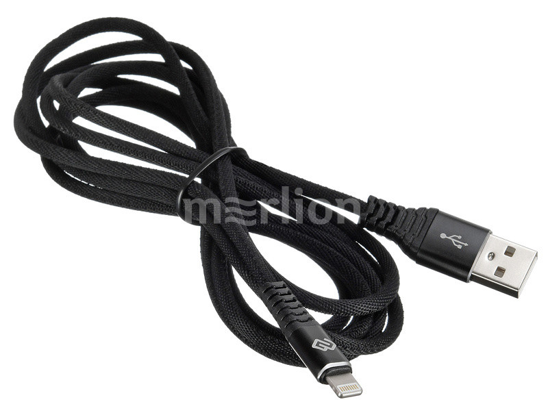 

Кабель USB-Lightning 8-pin, Digma, 2m, черный (1084576)